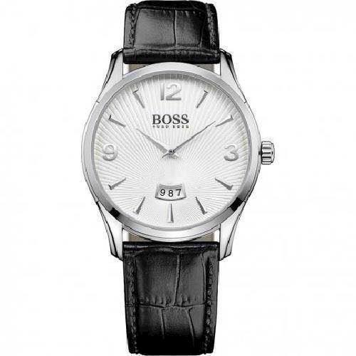 Image of Hugo Boss Commander Sølv Quartz herre ur, model 1513449